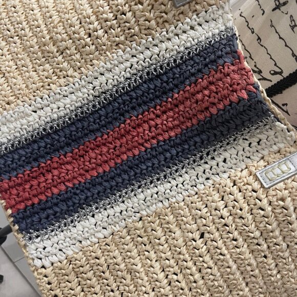 INC INTERNATIONAL CONCEPTS EXTRA LARGE STRAW TOTE BAG - Picture 7 of 13